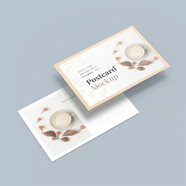 Full colour vibrant printed postcards for trade shows