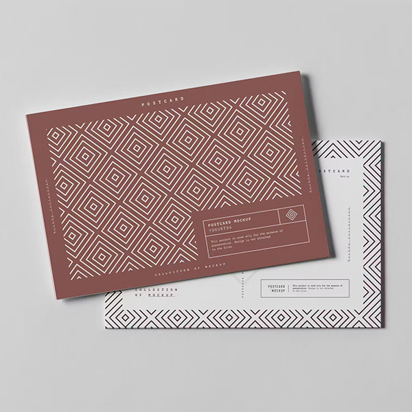 High-quality printed matte finish postcards