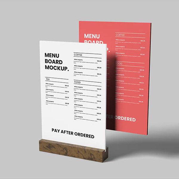 styrene boards for signage and retail stores