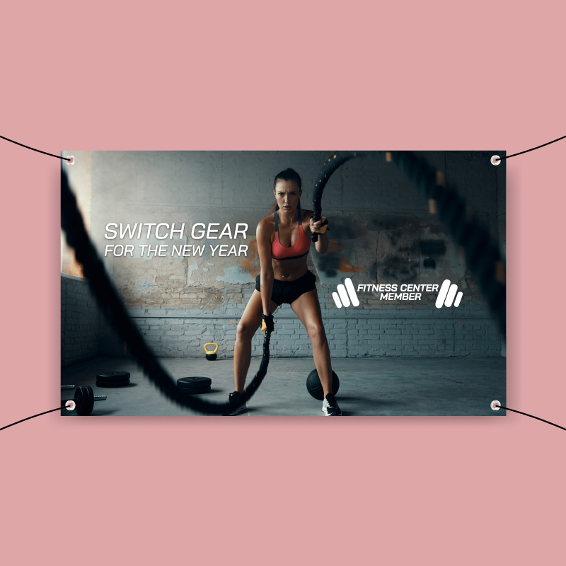 Vinyl-banner-gym