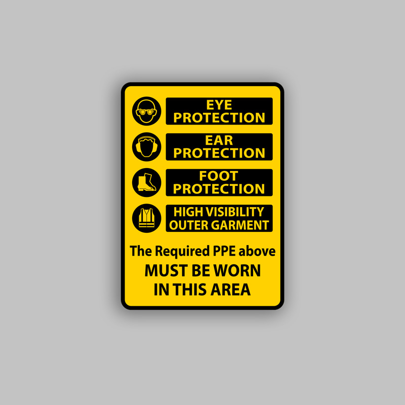 PVC-plastic-sign-safety