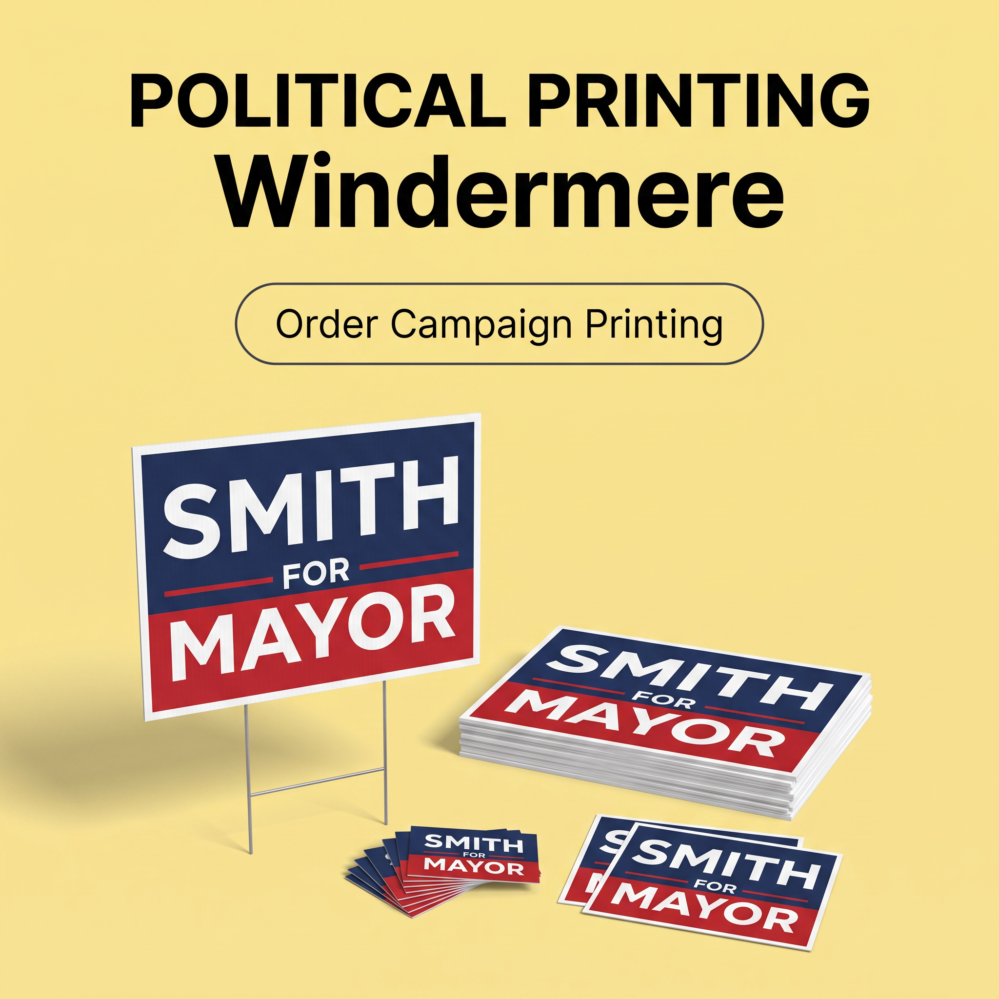 Political Campaign Printing in Windermere FL