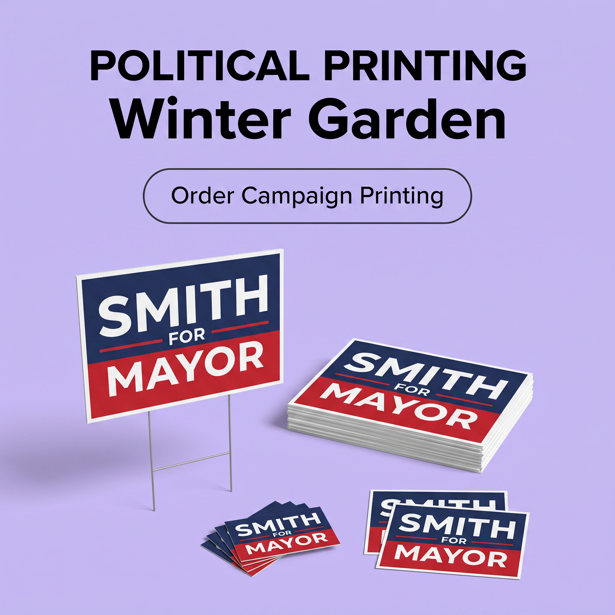 Political Campaign Printing in Winter Garden FL