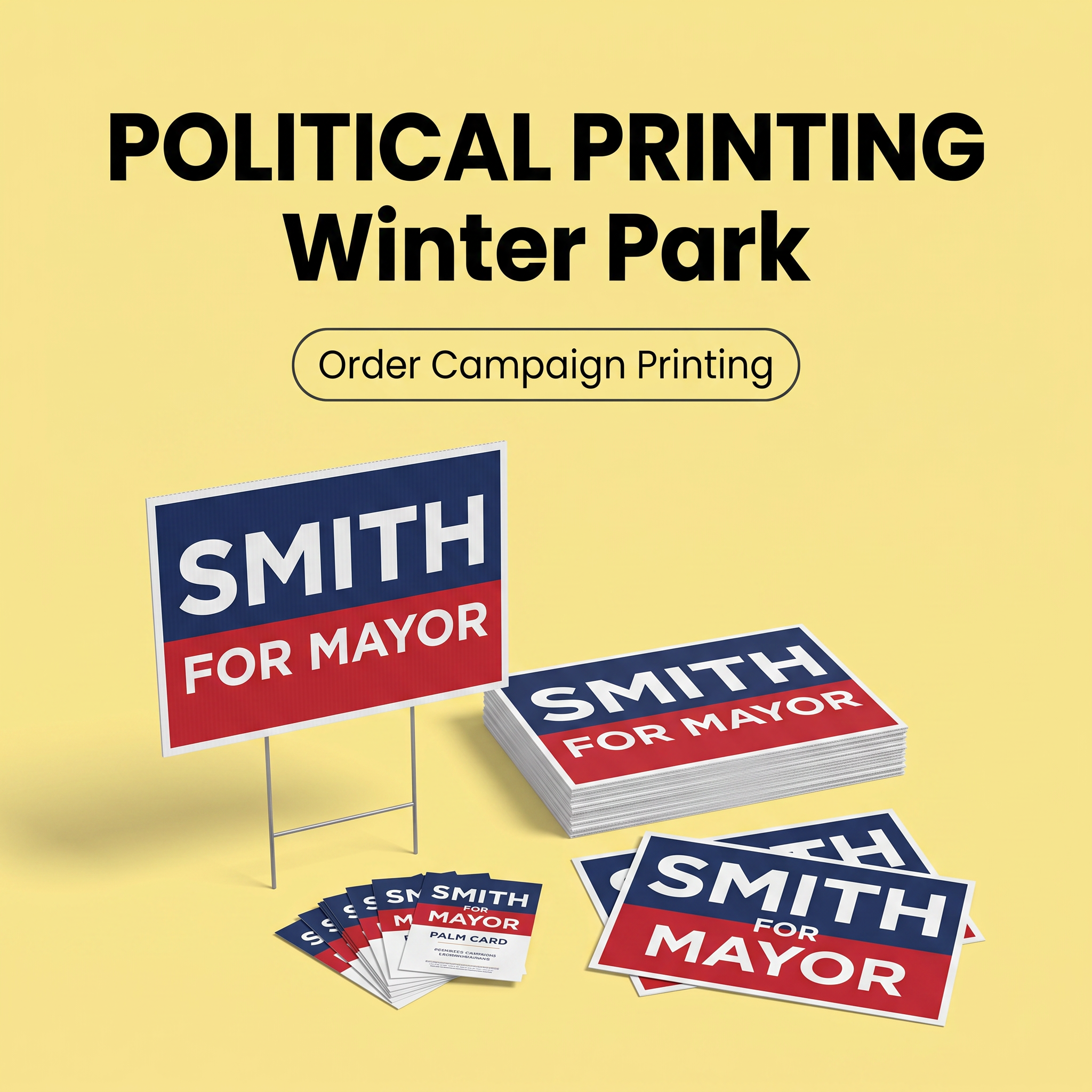 Political Campaign Printing in Winter Park FL
