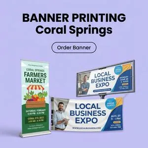 Banner Printing in Coral Springs