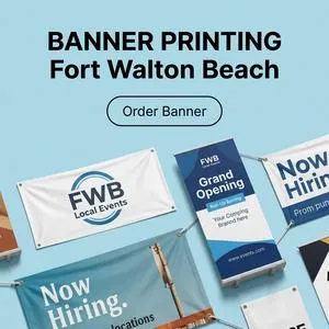 Banner Printing in Fort Walton Beach