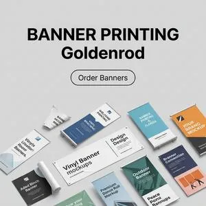 Banner Printing in Goldenrod