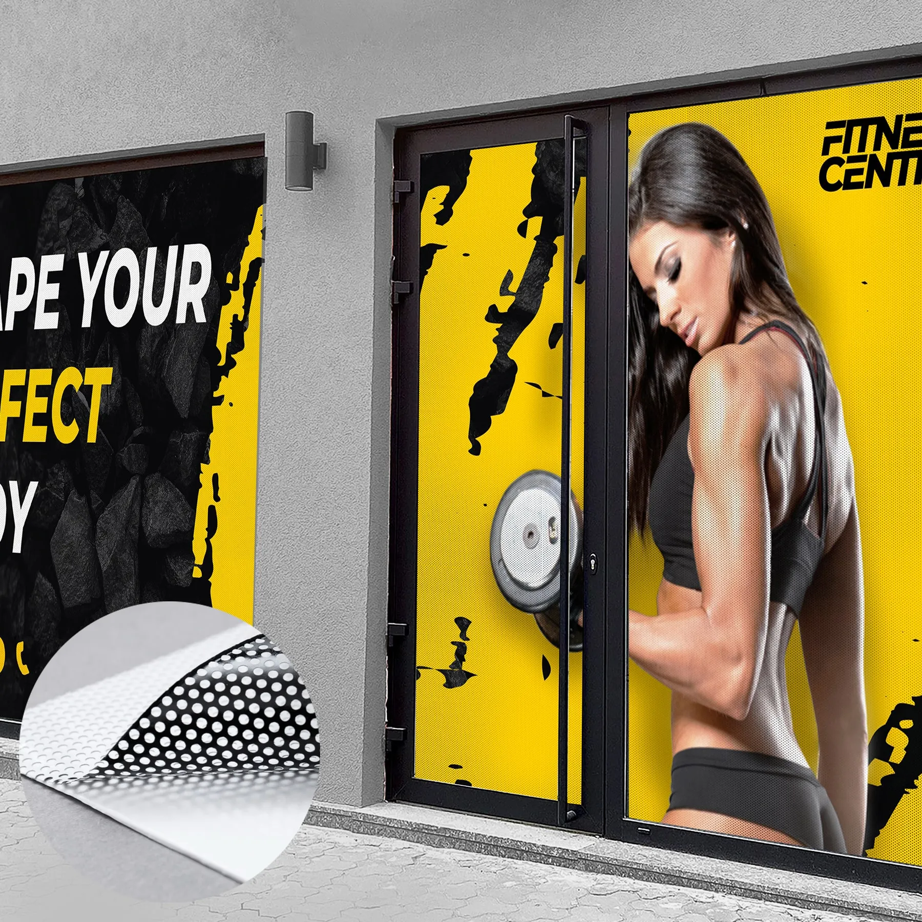 Perforated Window Graphics