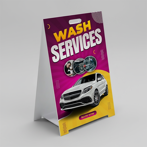 Coroplast A-Frame Signs