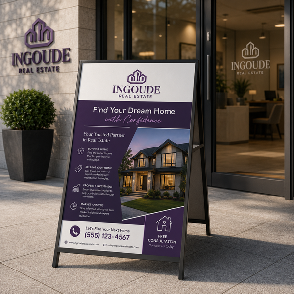 Realtor A-Frame Sign