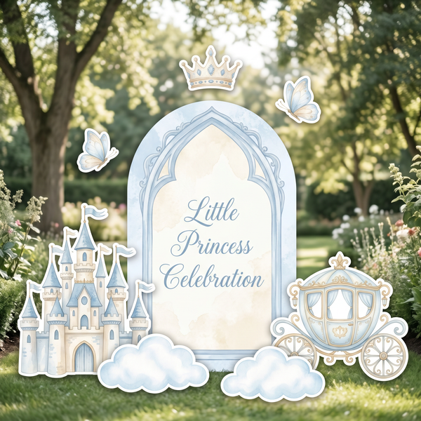 Little Princess Celebration Backdrop Set