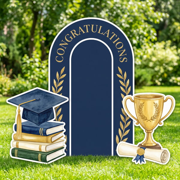 Graduation Party Backdrop Set