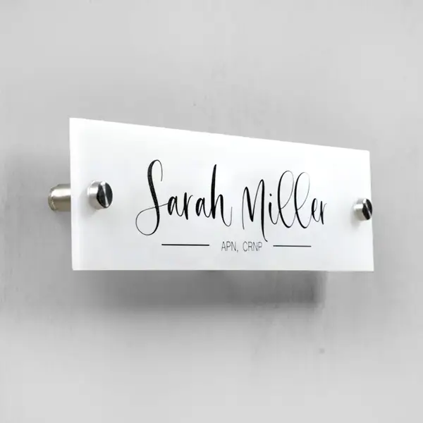 Acrylic Door Name Sign