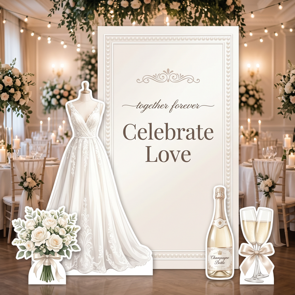 Celebrate Love Wedding Backdrop Set