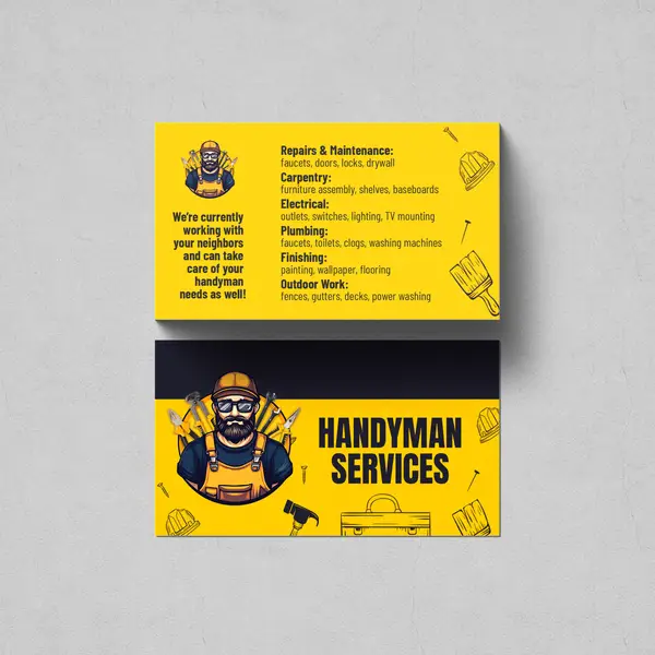 Handyman Business Cards