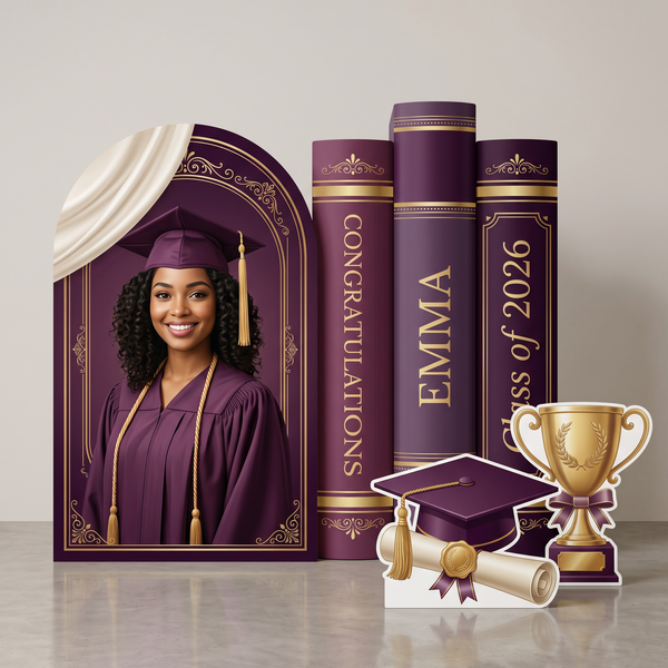 Personalized Graduation Backdrop Set