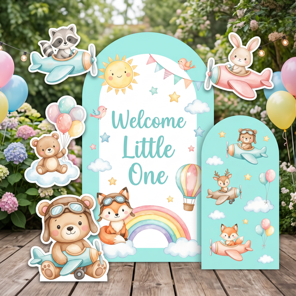 Welcome Little One Backdrop Set
