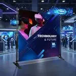Event Backdrop Banner Stand Example