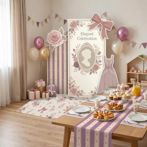 Elegant Celebration Backdrop Set 4