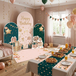 Happy Birthday Elegant Backdrop Set 4