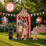 Circus Birthday Backdrop Set 5