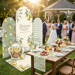 Garden Party Pear Backdrop Set 4