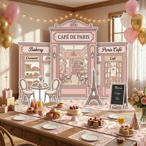 Café de Paris Backdrop Set 3
