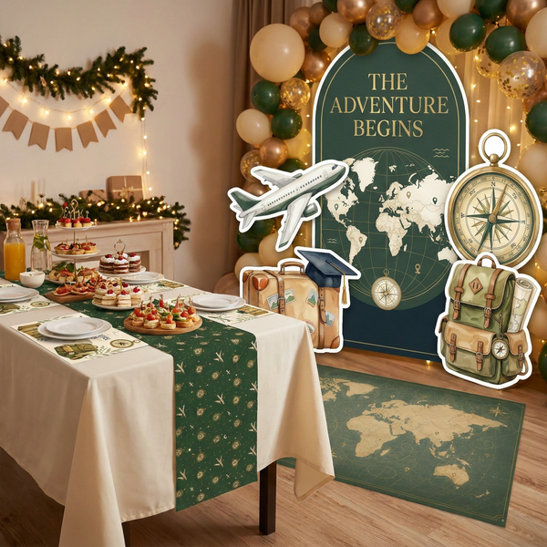 The Adventure Begins Backdrop Set 4