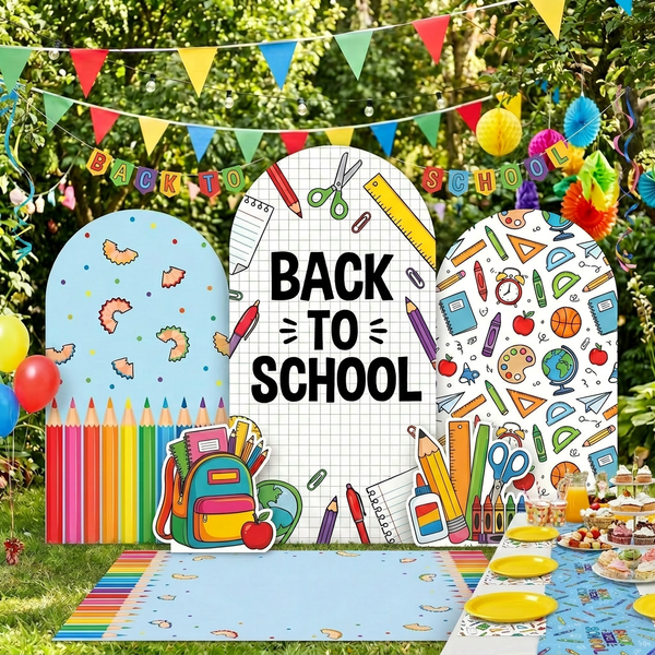 Back to School Backdrop Set 4