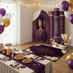 Personalized Graduation Backdrop Set 4
