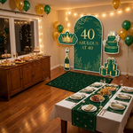 Fabulous at 40 Birthday Backdrop Set 3
