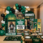Personalized Graduation Backdrop Set with Photo 4
