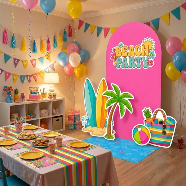 Beach Party Backdrop Set 9
