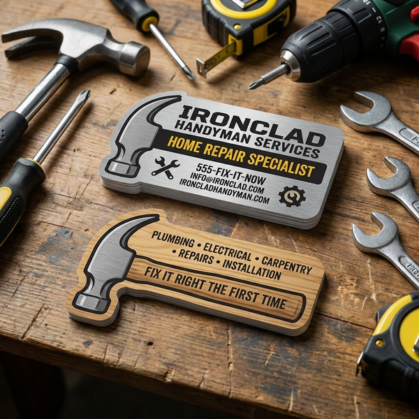 Die Cut Business Cards