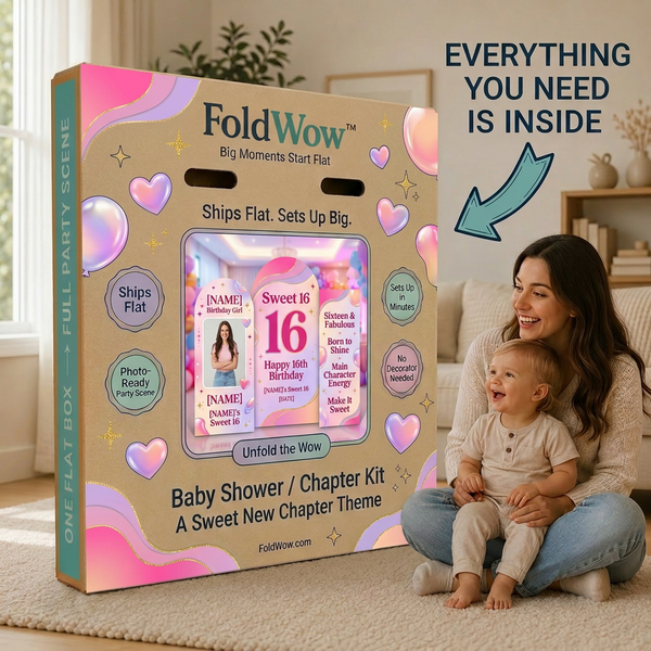 Personalized Sweet 16 Backdrop Set with Photo 7
