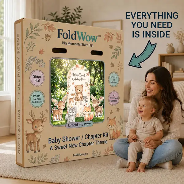 Woodland Celebration Backdrop Set 5