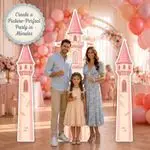Princess Party Castle Backdrop Set 7