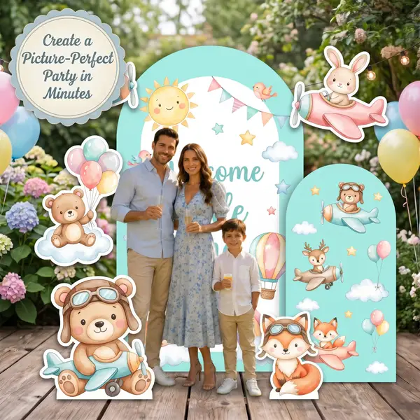 Welcome Little One Backdrop Set 13