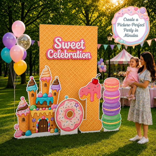 Sweet Celebration Backdrop Set 4