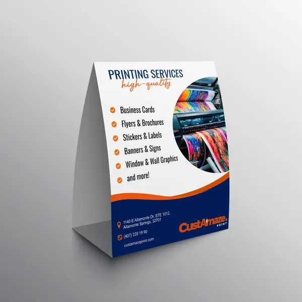 Table Tent (Two-Sided) 6