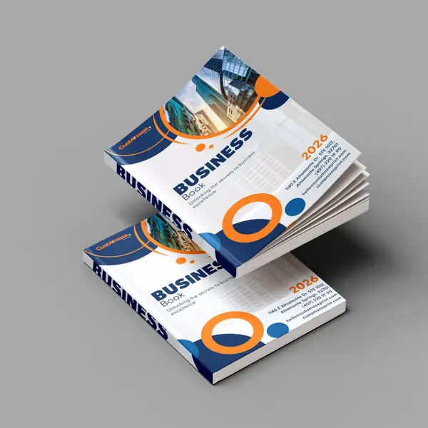 Custom Perfect Bound Booklets Stack Printing