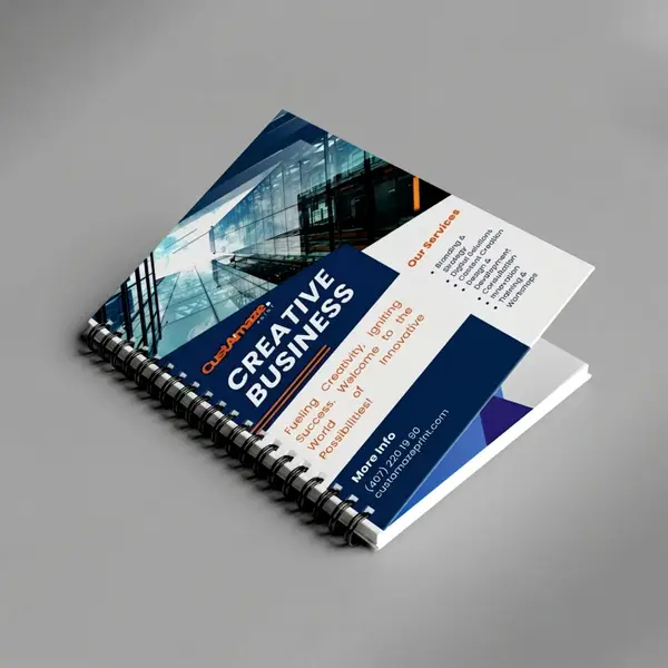 Wire-O Booklets Printing with Spiral Binding – Professional Booklets