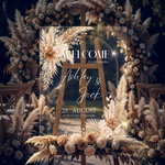 Pampas Boho Wedding Sign 5