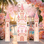 Princess Party Castle Backdrop Set 1