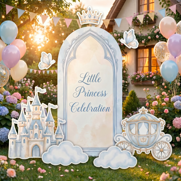 Little Princess Celebration Backdrop Set 1