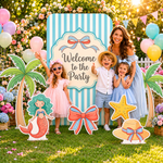 Welcome to the Party Beach Backdrop Set 13