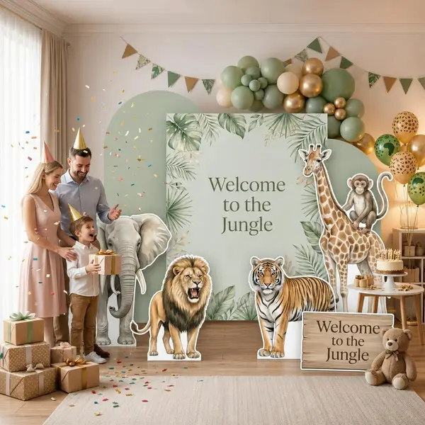 Welcome to the Jungle Backdrop Set 6