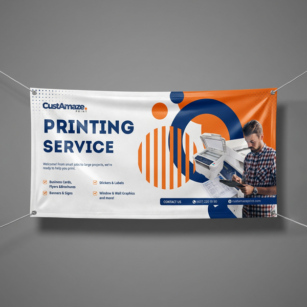 Custom vinyl banner printing service – full color professional banners