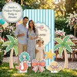 Welcome to the Party Beach Backdrop Set 7