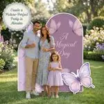 Magical Day Butterfly Backdrop Set 8